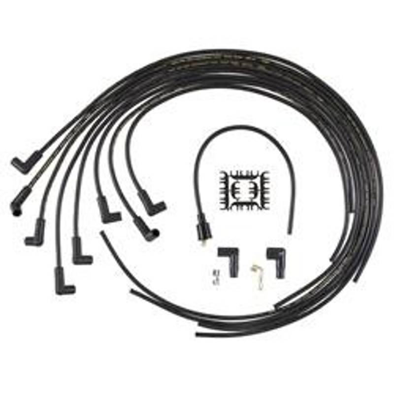 PLUGGKABEL BYGGESETT 90° SORT