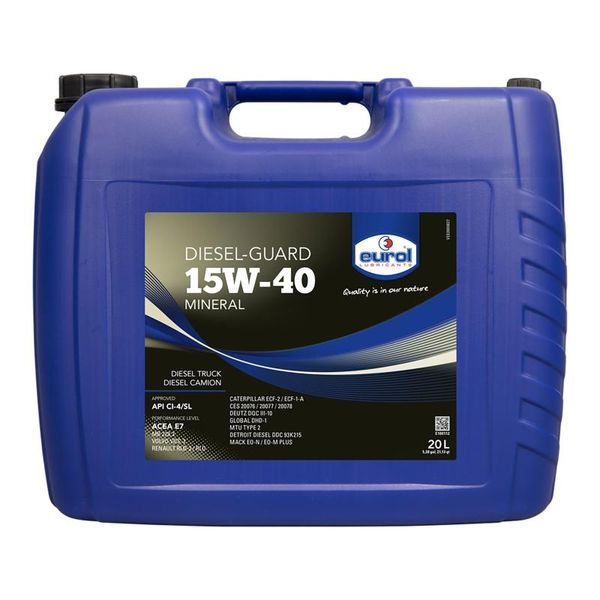 Hovedbilde EUROL DIESEL GUARD 15W40 - 20 LITER