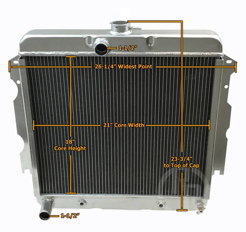 ALU-RAD DODGE CHARGER 66-69
