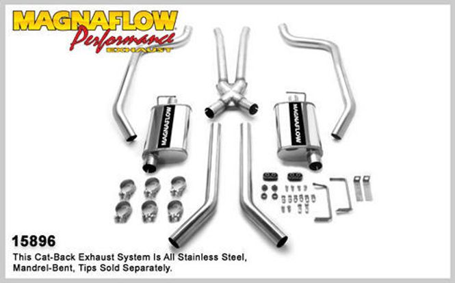 Hovedbilde Eksosanlegg F-Body 2,5'' Rustfritt