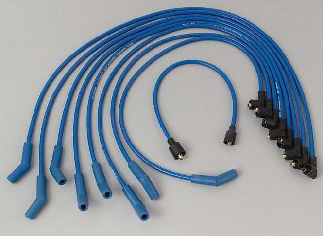 Hovedbilde PLUGGKABEL FERDIG SETT 45° BLÅ FEMALE