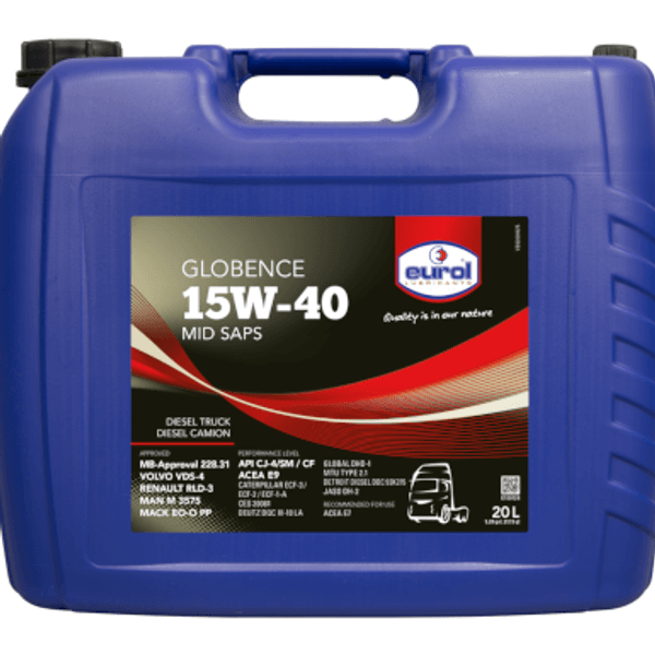 Hovedbilde EUROL GLOBENCE 15W40 FULLSYNT 20 LITER
