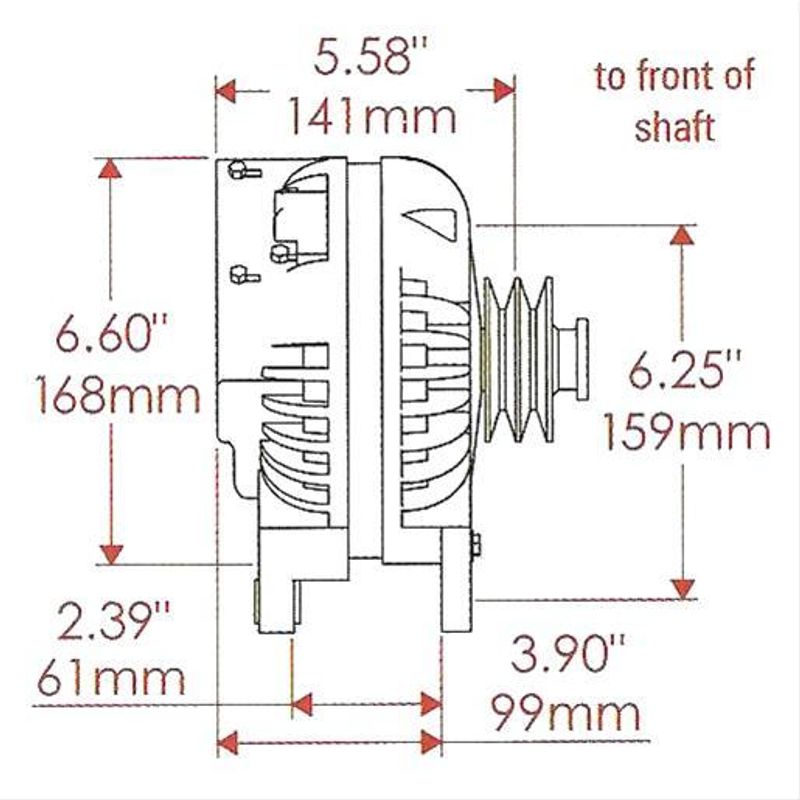 DYNAMO 12V/100A  MOPAR