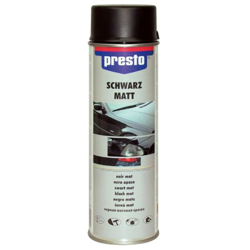 SPRAYLAKK SORT SILKEMATT 1K 500ml
